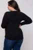 Black Basic Long Sleeve Plus Maternity Top sold by Pinkblush