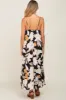 Black Floral Sleeveless Maternity Maxi Dress sold by Pinkblush