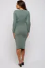 Sage Long Sleeve Maternity Nursing Dress sold by Pinkblush