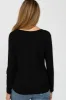 Black Basic Long Sleeve Maternity Top sold by Pinkblush
