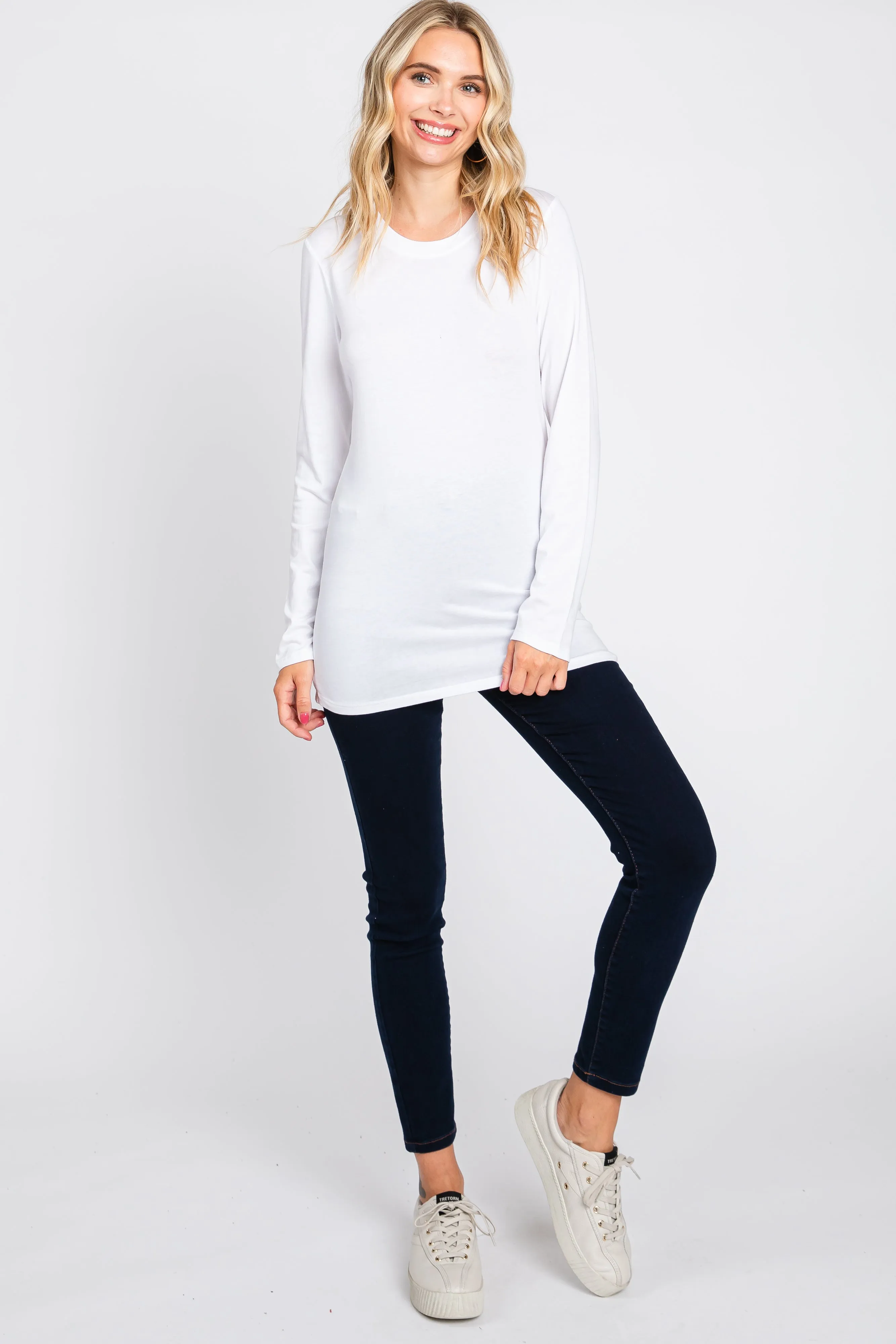 White Long Sleeve Top sold by Pinkblush product image thumbnail 4