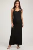 Black Textured Tie Strap Maternity Midi Dress sold by Pinkblush