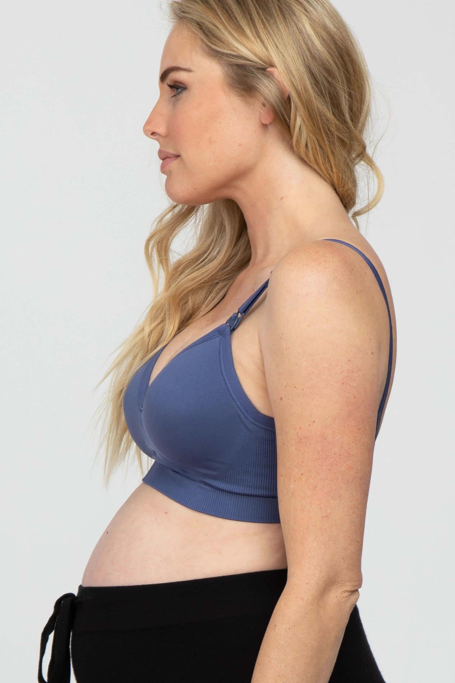 Navy Bravado Designs Plunge Nursing Bra sold by Pinkblush product image thumbnail 2