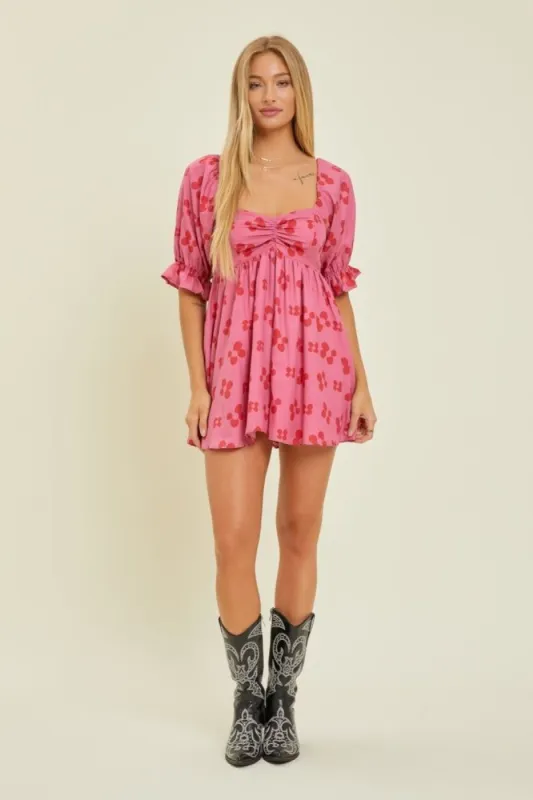 Pink Baby Doll Romper made by Pinkblush