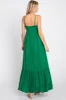 Green Floral Smocked Gathered Tier Maxi Dress sold by Pinkblush