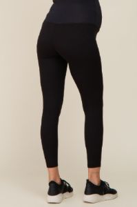 Black Basic Maternity Active Leggings sold by Pinkblush