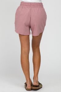 Mauve French Terry Sweat Shorts sold by Pinkblush