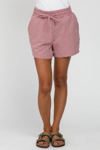 Mauve French Terry Sweat Shorts sold by Pinkblush