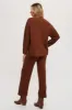 Chocolate Textured Knit Top & Pants Set sold by Pinkblush