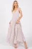 Lavender Floral Button Down Maxi Dress sold by Pinkblush