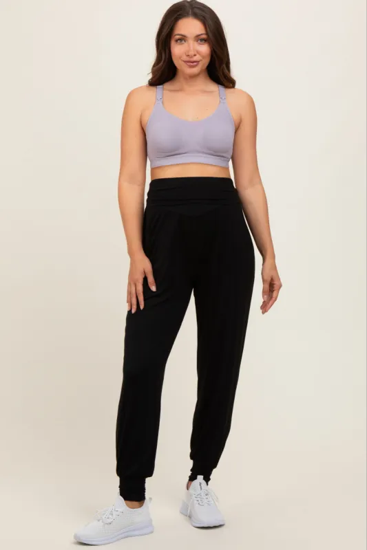 Grey Tranquil Maternity & Nursing Low Impact Sports Bra sold by Pinkblush