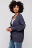 Navy Basic Ribbed Cardigan Sweater sold by Pinkblush