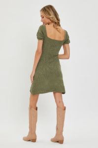 Olive Knit Dress sold by Pinkblush