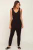 Black Tie Strap Jumpsuit sold by Pinkblush