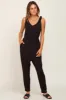 Black Tie Strap Jumpsuit sold by Pinkblush