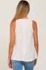 Cream Heathered Maternity Tank Top sold by Pinkblush