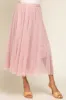 Light Pink Tulle Midi Skirt sold by Pinkblush