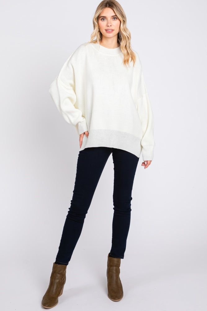 Ivory Long Sleeve Sweater sold by Pinkblush product image thumbnail 4