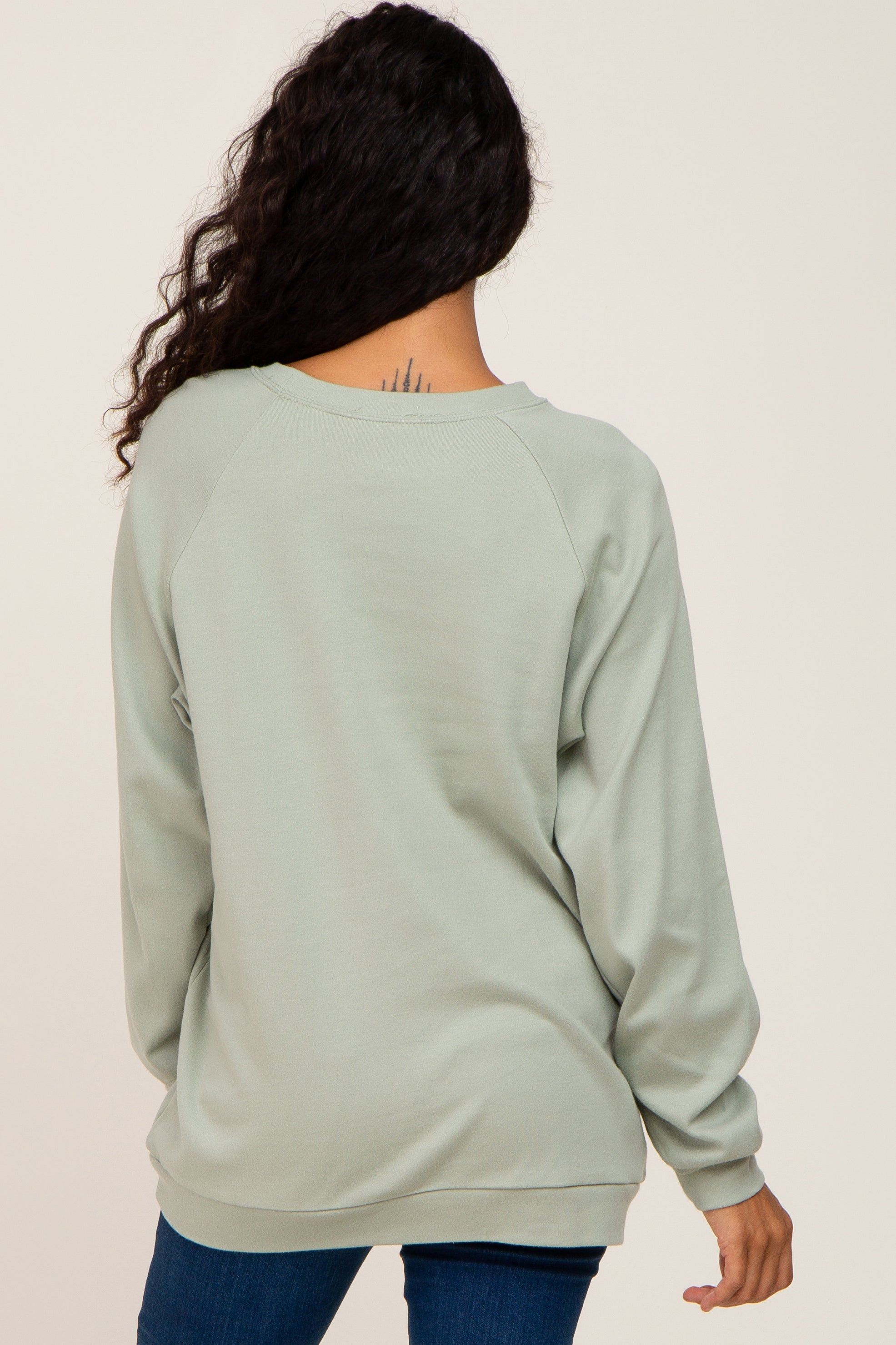Mint Green Long Sleeve Top sold by Pinkblush product image thumbnail 3