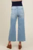Light Blue Wide Leg Maternity Jeans sold by Pinkblush