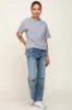 Heather Grey Oversized Basic Tee sold by Pinkblush