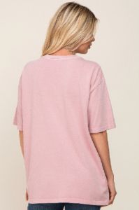 Pink Basic Oversized T-Shirt sold by Pinkblush