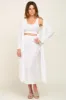 White Skirt And Cardigan 3-Piece Set sold by Pinkblush