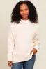 Cream Mock Neck Basic Sweater sold by Pinkblush