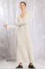 Taupe Ribbed Maternity Knit Maxi Dress sold by Pinkblush