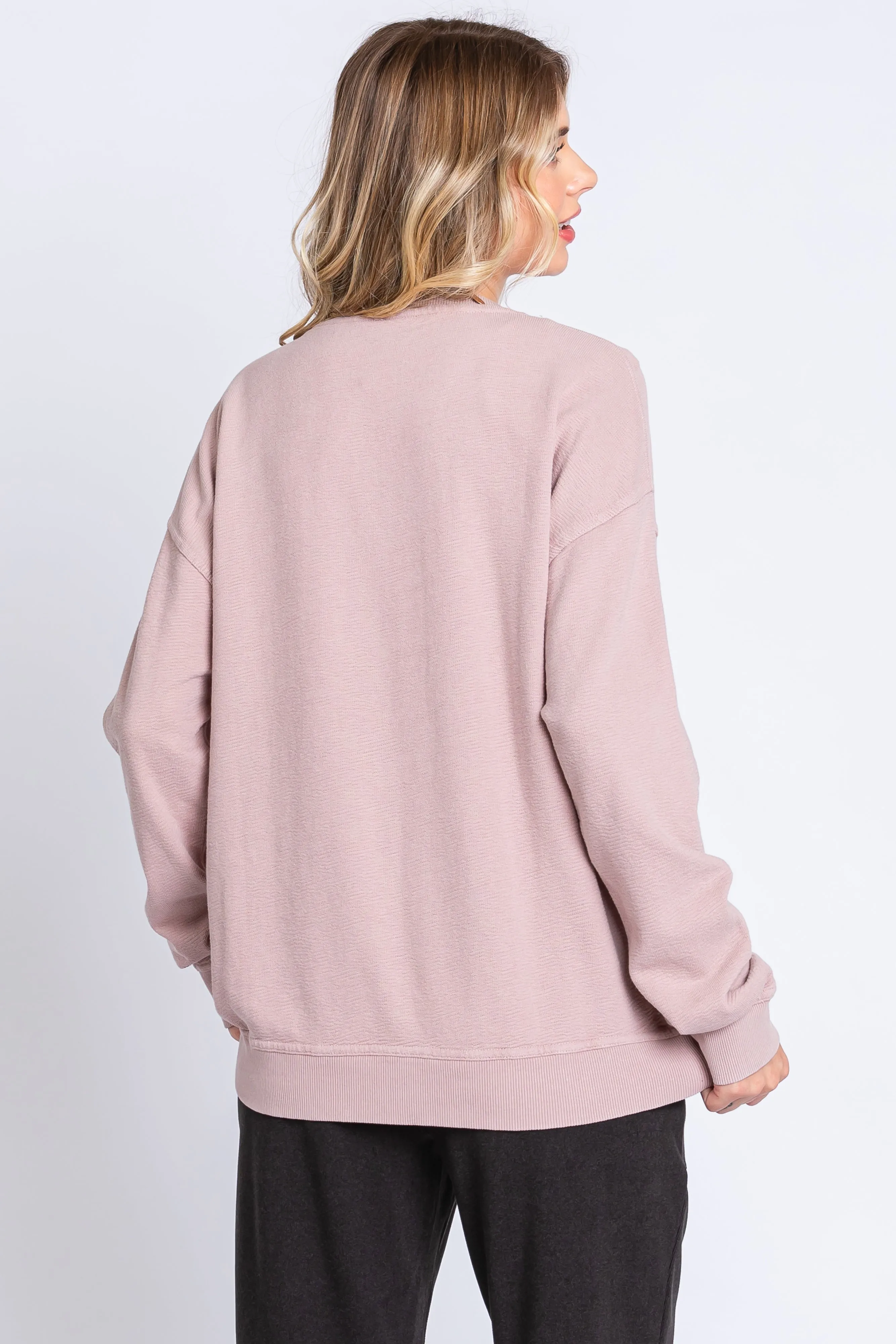 Light Pink Long Sleeve Top sold by Pinkblush product image thumbnail 3