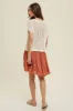 Cream Open Knit Top sold by Pinkblush