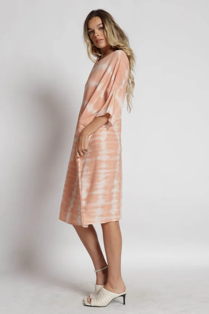 Sunkist Tie Dye Print Dress sold by Pinkblush product image thumbnail 3