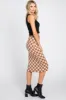 Beige Checkered Knit Skirt sold by Pinkblush