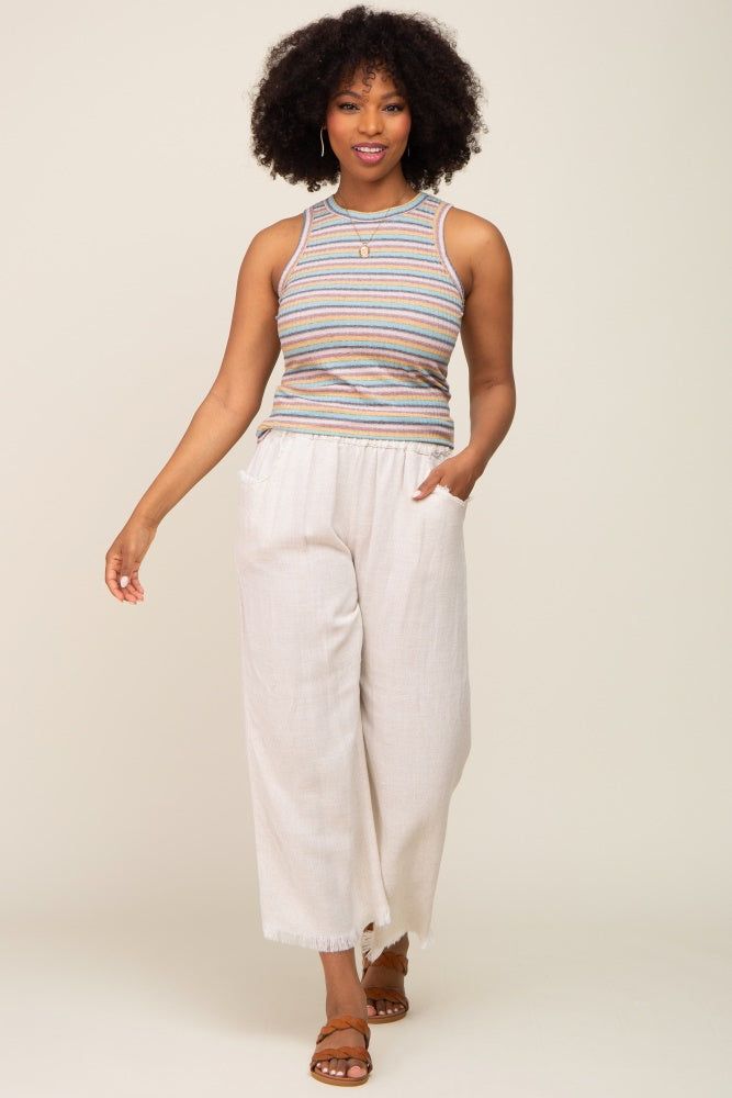 Mint Green Multi Colored Striped Tank Top sold by Pinkblush product image thumbnail 6