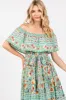 Jade Floral Off Shoulder Maxi Dress sold by Pinkblush