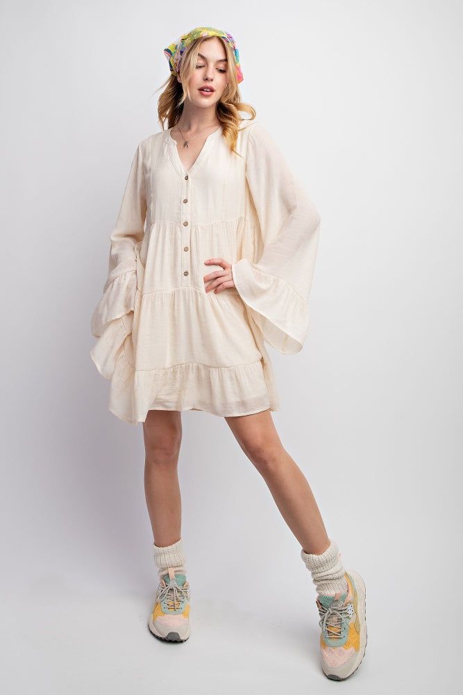 Pearl Button Down Dress sold by Pinkblush product image thumbnail 4