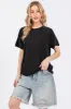 Black Dolman Sleeve Maternity Top sold by Pinkblush