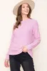 Pink Pattern Knit Maternity Sweater sold by Pinkblush