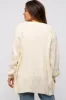 Cream Chunky Knit Oversized Maternity Cardigan sold by Pinkblush