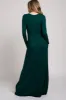 Green Long Sleeve Maxi Dress sold by Pinkblush