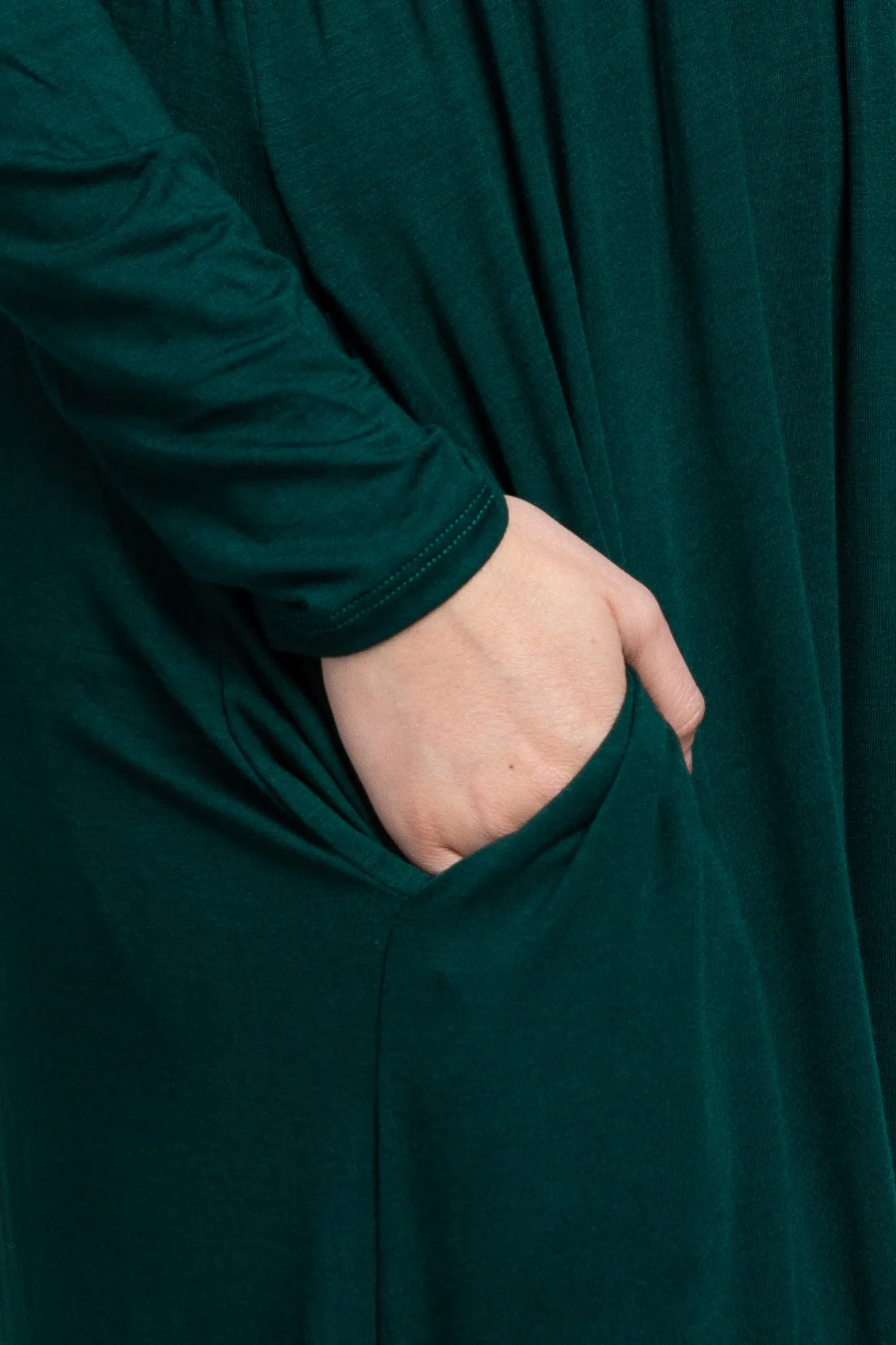 Green Long Sleeve Maxi Dress sold by Pinkblush product image thumbnail 5