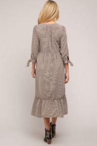 Camel Turtleneck Sweater Mini Dress sold by Pinkblush