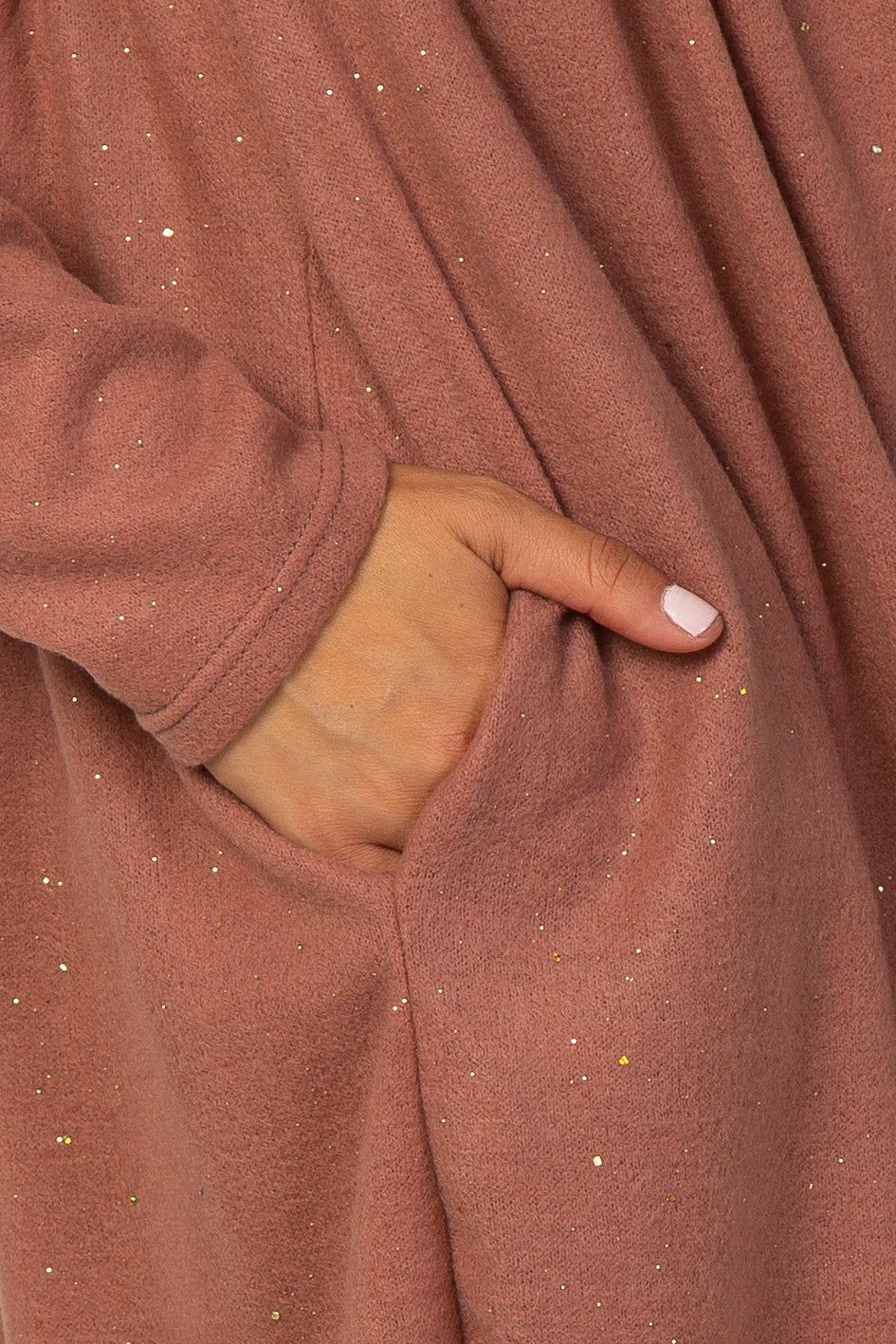 Rust Glitter Dress sold by Pinkblush product image thumbnail 5