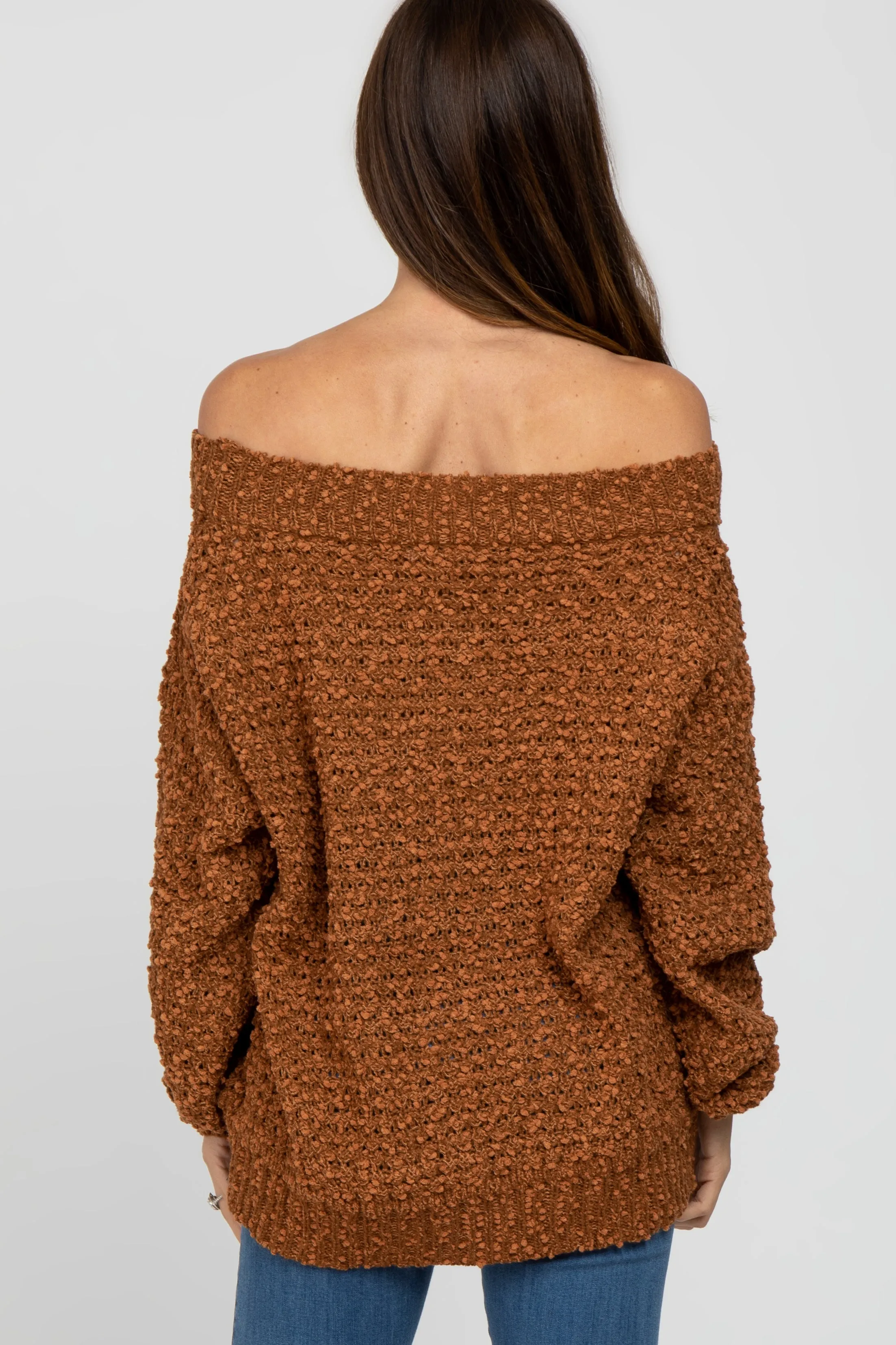 Camel Chunky Knit Sweater sold by Pinkblush product image thumbnail 4