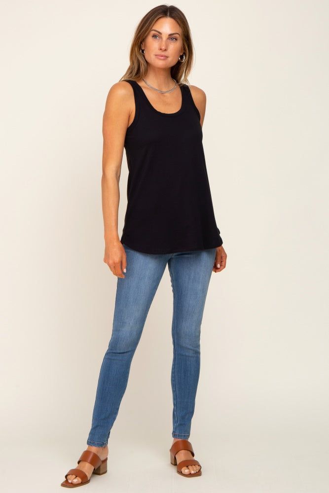 Black Tank Top sold by Pinkblush product image thumbnail 5
