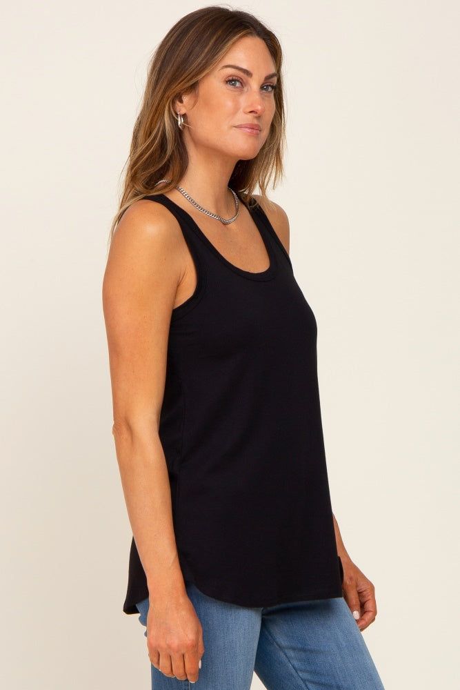 Black Tank Top sold by Pinkblush product image thumbnail 2