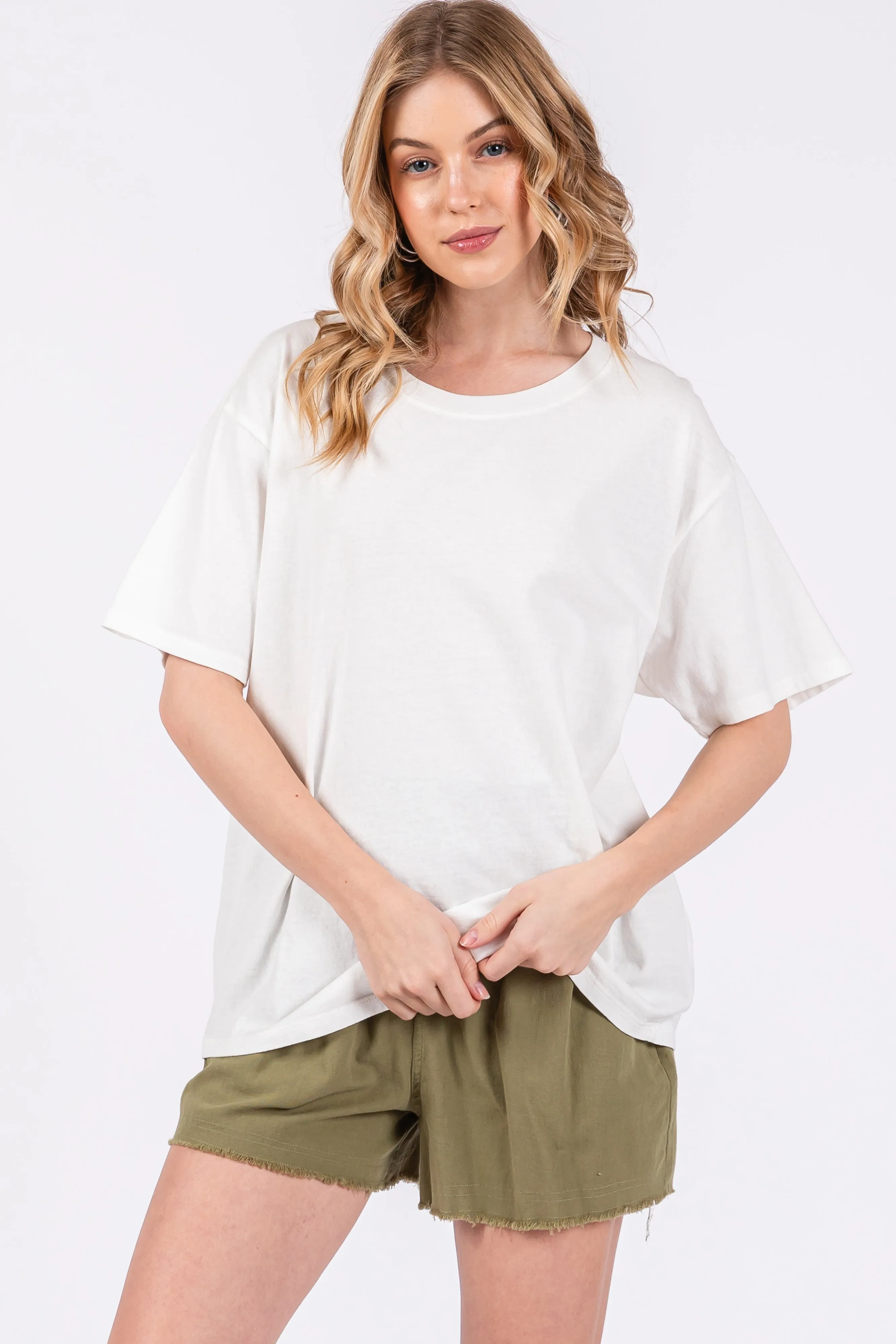 White Short Sleeve Maternity Top sold by Pinkblush product image thumbnail 4