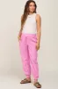 Pink Smocked Maternity Joggers sold by Pinkblush