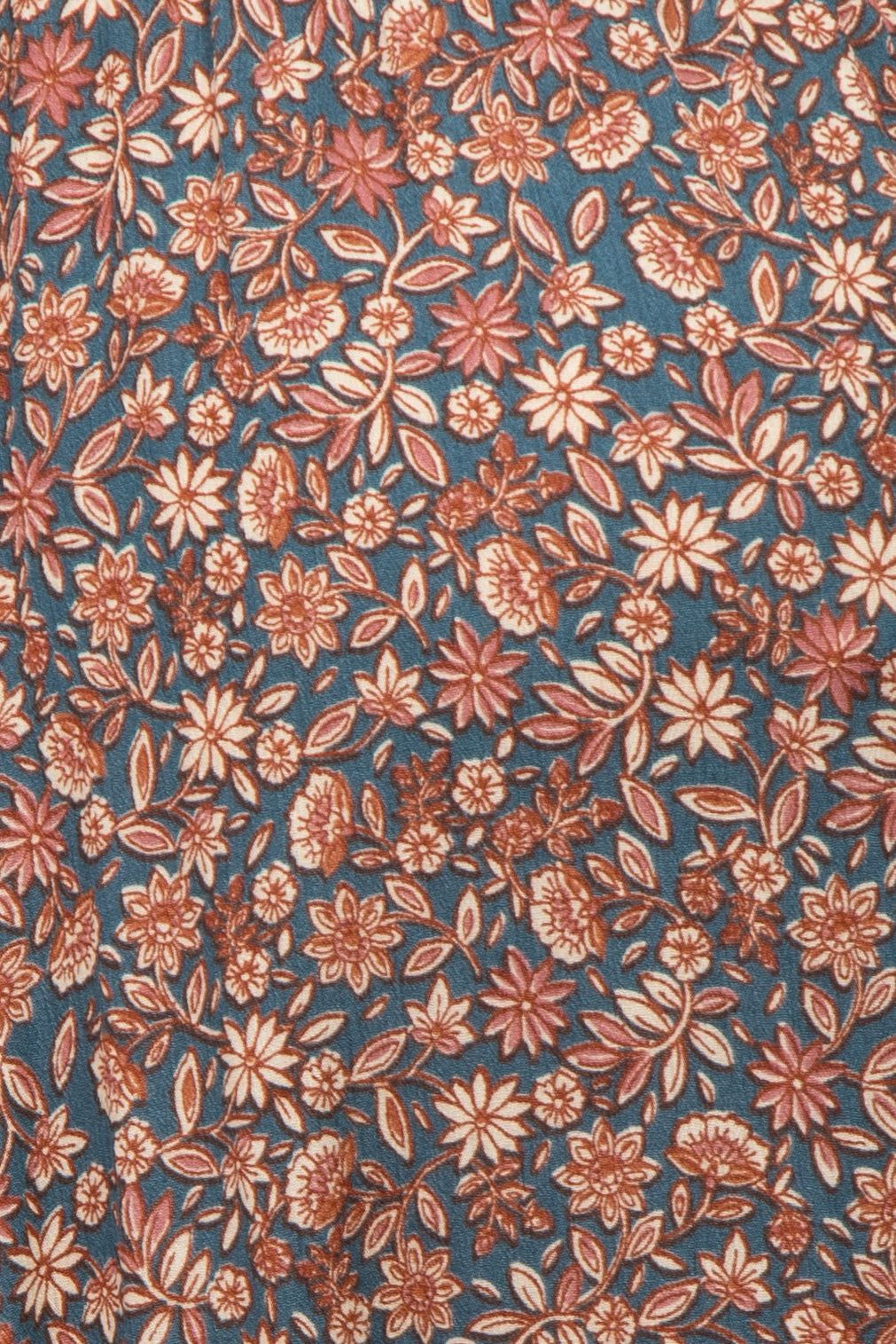 Teal Floral Maternity Maxi Dress sold by Pinkblush product image thumbnail 4