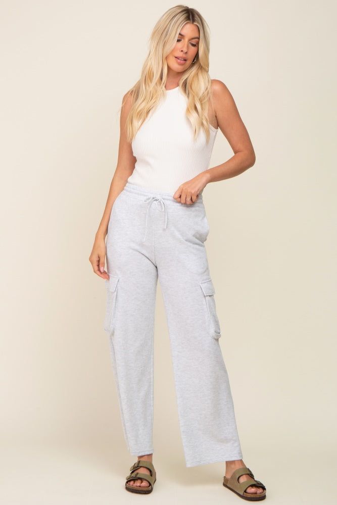 Heather Grey Pocketed Sweatpants sold by Pinkblush product image thumbnail 5